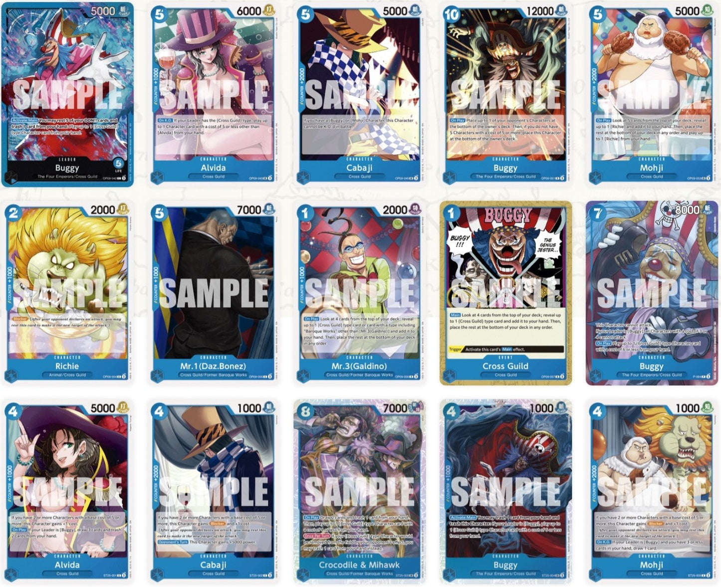 St. 25 Buggy Starter deck One Piece TCG