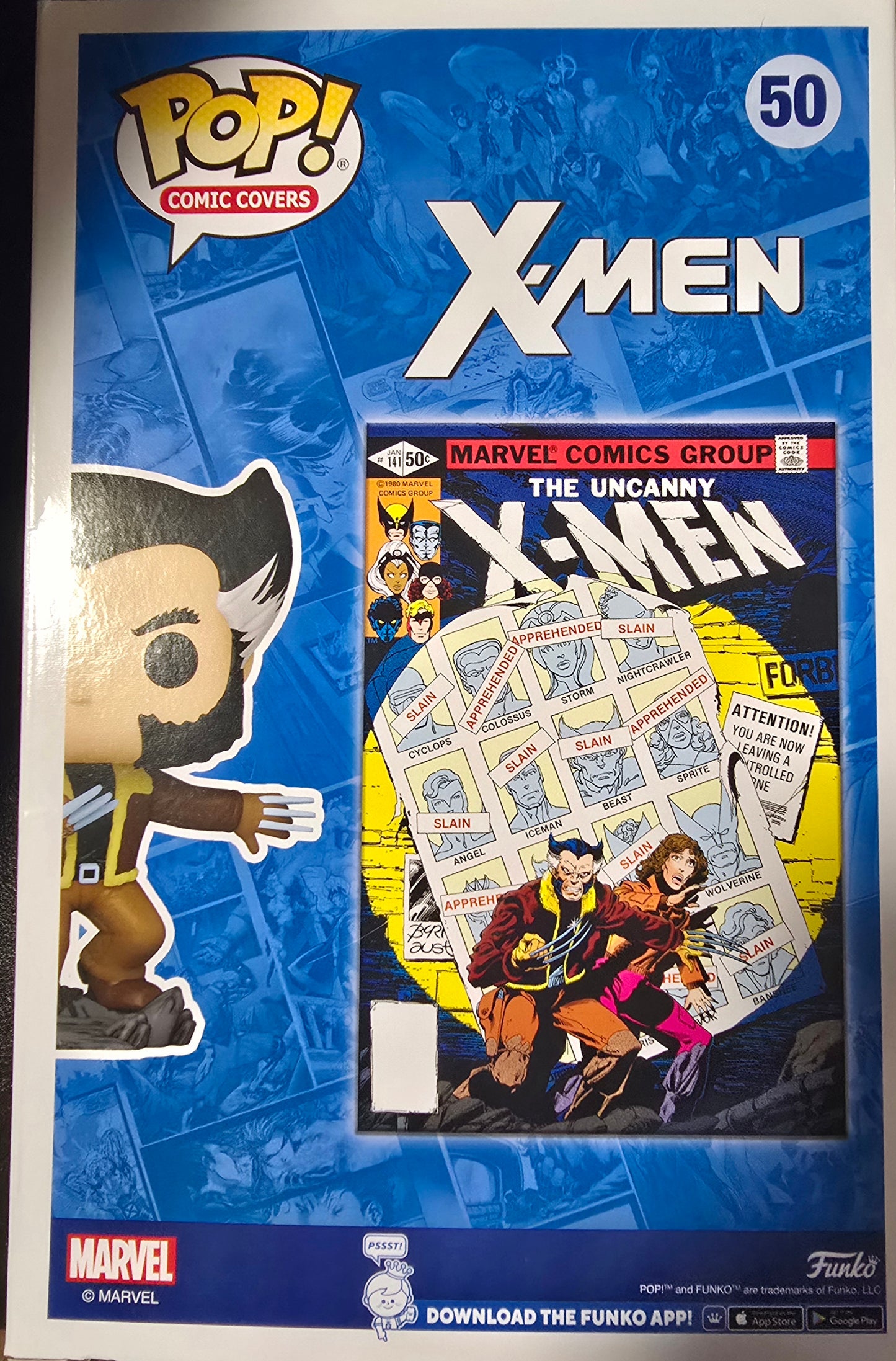 Wolverine 50 Pop Comic Book Cover