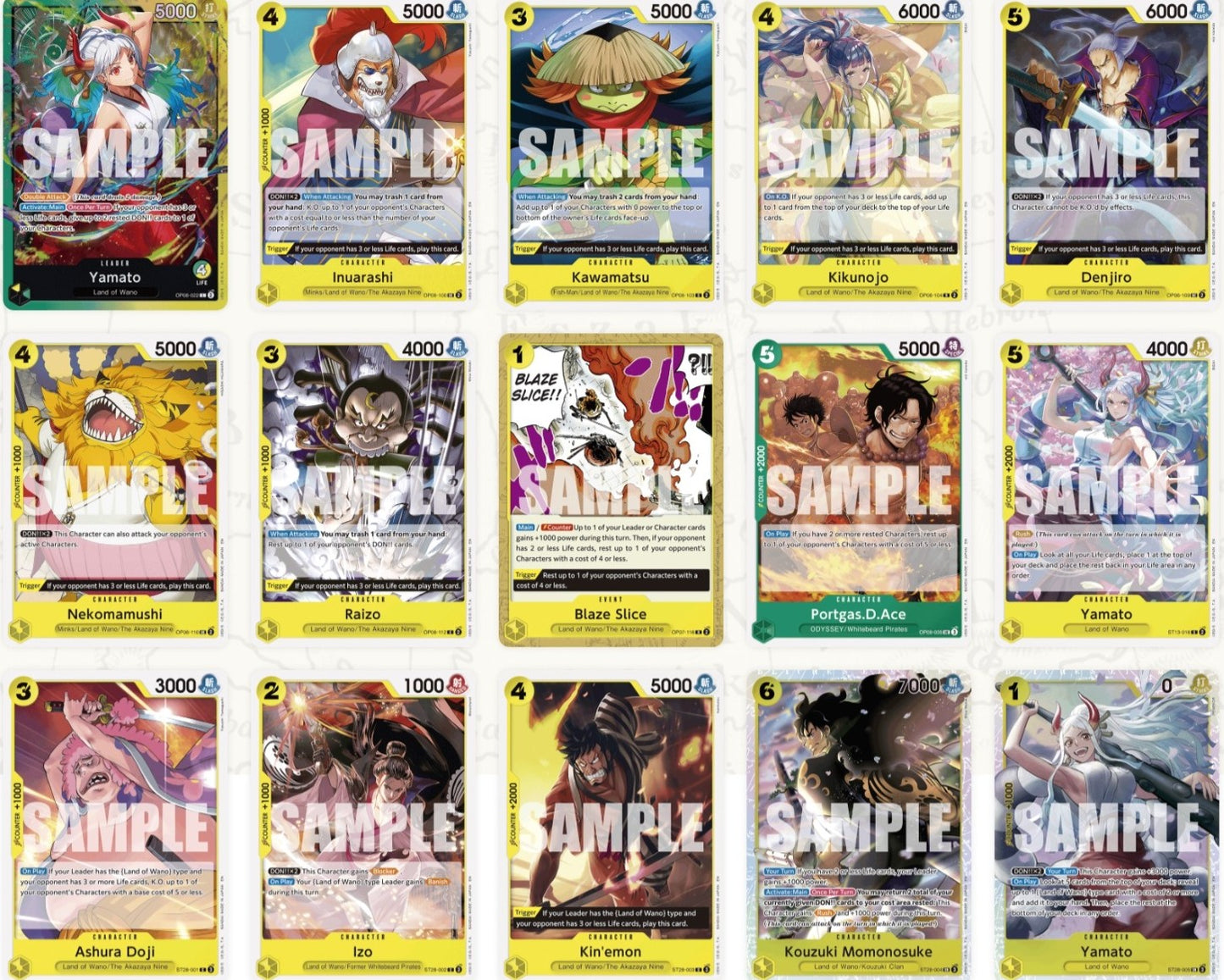 ST 28 Yamato starter deck One Piece TCG