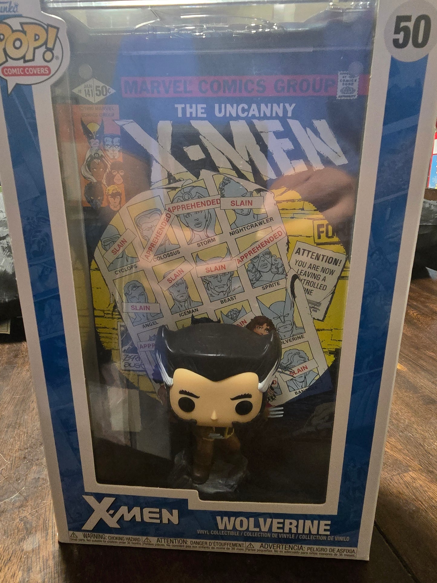 Wolverine 50 Pop Comic Book Cover