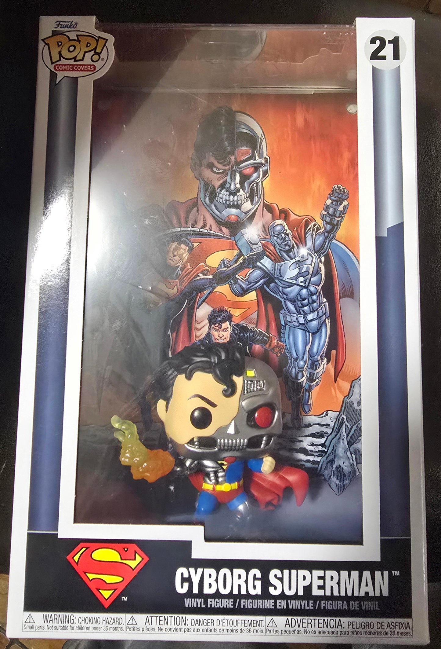 Cyborg Superman 21 Funko Pop Comic Book Covers