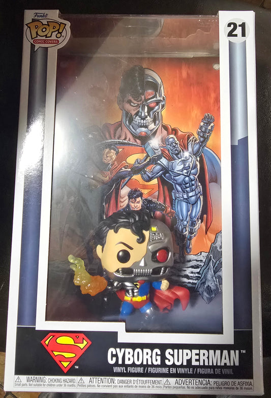 Cyborg Superman 21 Funko Pop Comic Book Covers