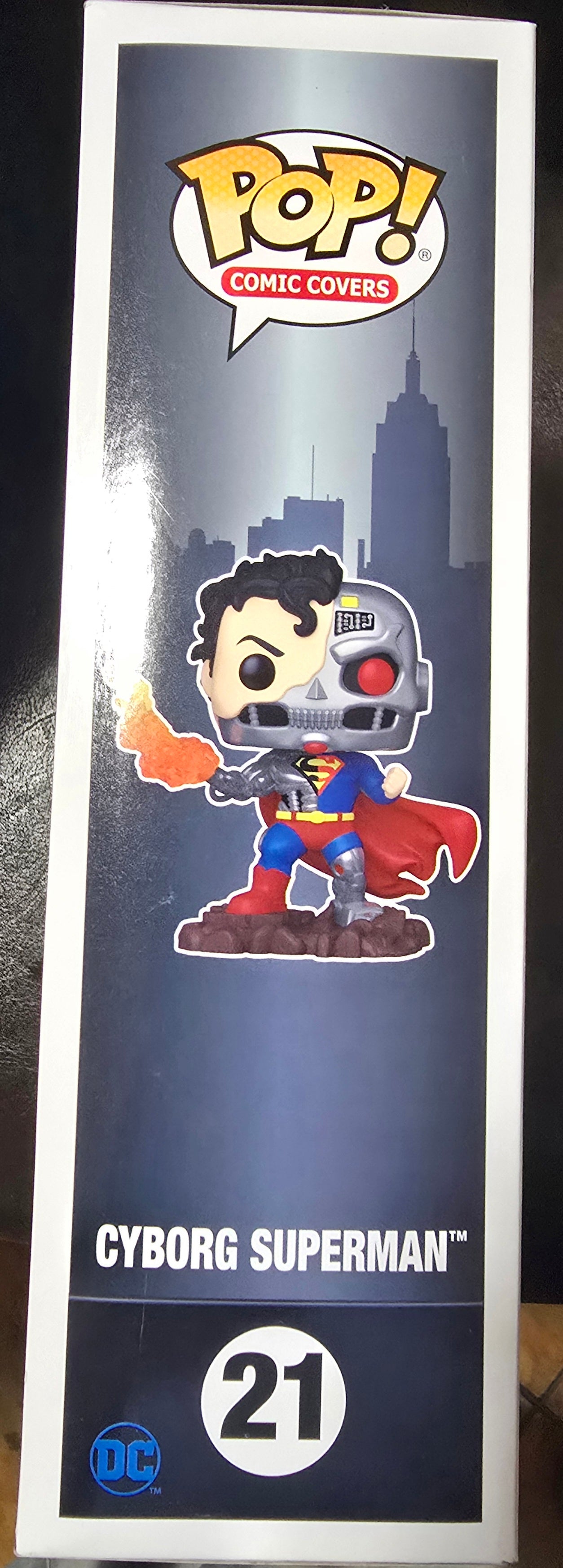 Cyborg Superman 21 Funko Pop Comic Book Covers