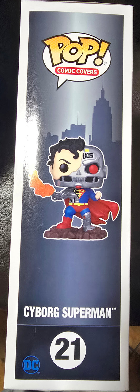 Cyborg Superman 21 Funko Pop Comic Book Covers